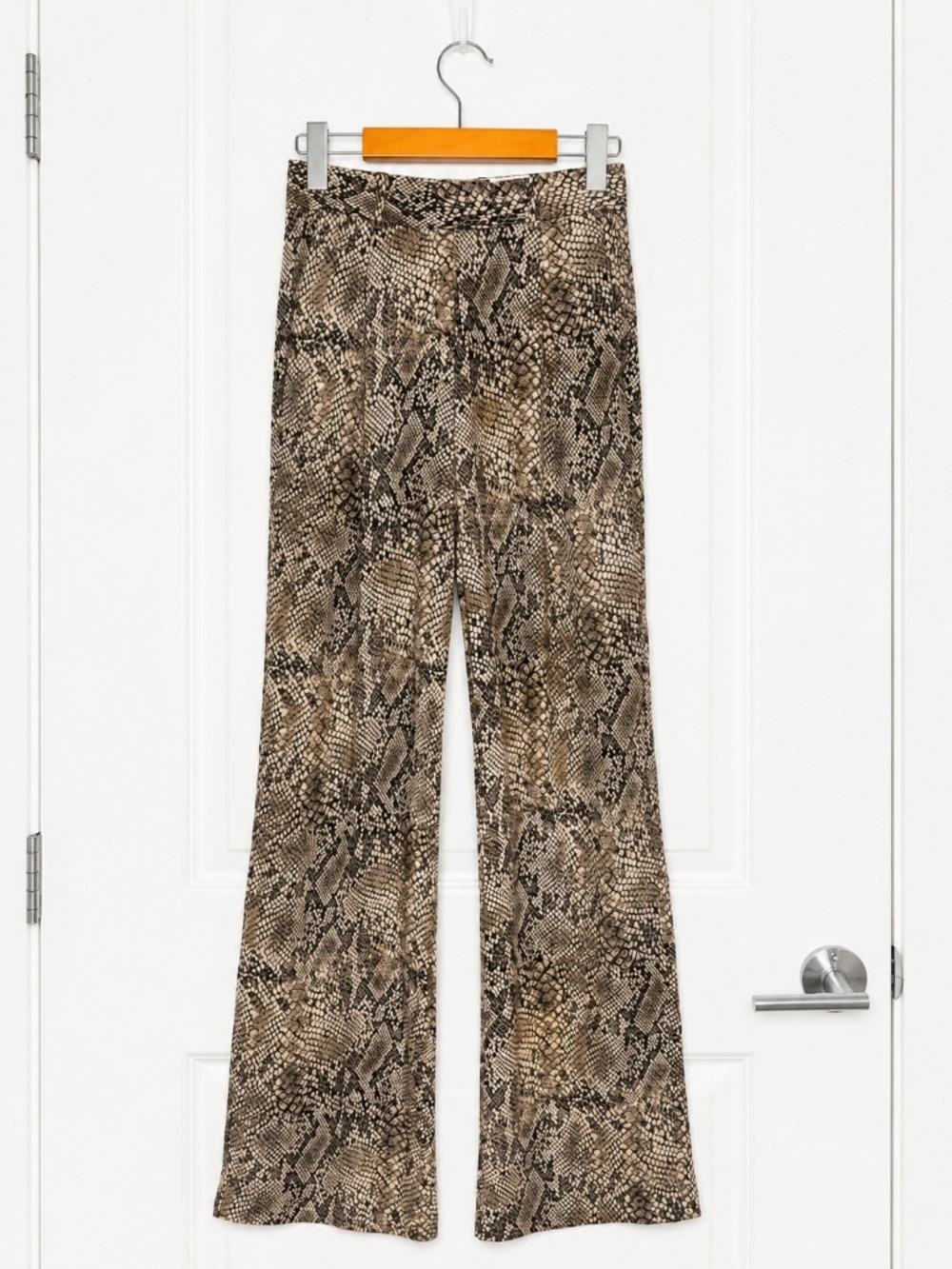 Babaton Snakeskin Print Leg Pants